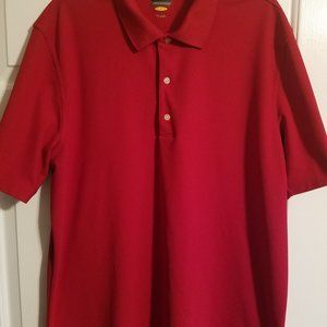 Greg Norman Dry Play Solid Red Polo Shirt X-Large